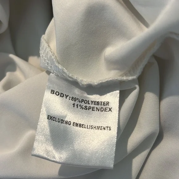 Princess Polly Anahita Bodysuit, Size 4, White - Picture 6 of 6